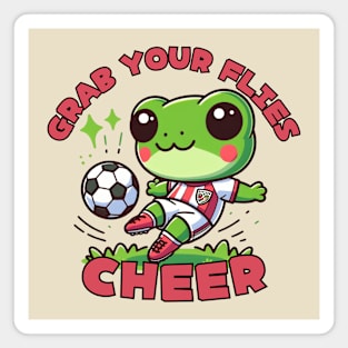 Football player froggy Magnet